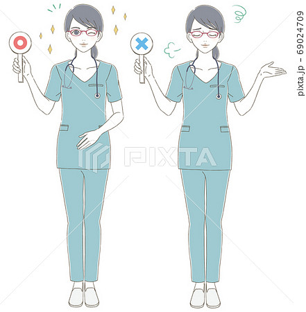 産婦人科医のイラスト素材