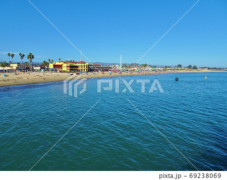 サンタクルーズ Santa Cruz 海 風景の写真素材