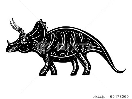 Triceratops Illustrations Pixta