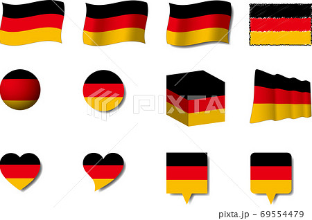 ドイツ国旗のベクター素材集 ピクスタ