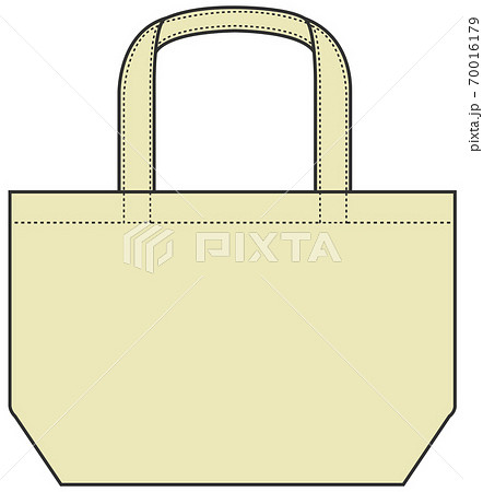 トートバッグのイラスト素材