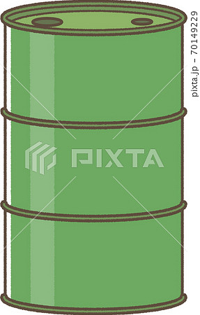 ドラム缶のイラスト素材