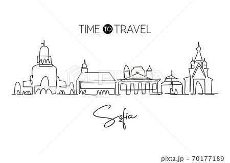 ソフィア通りのイラスト素材