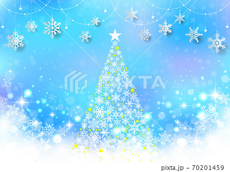 クリスマス イルミネーションのイラスト素材