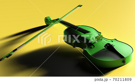 人物 女性 バイオリン 弾くのイラスト素材