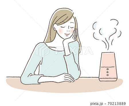 加湿器のイラスト素材