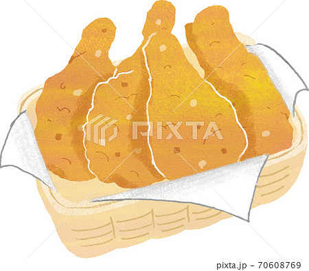 フライドチキンのイラスト素材集 ピクスタ