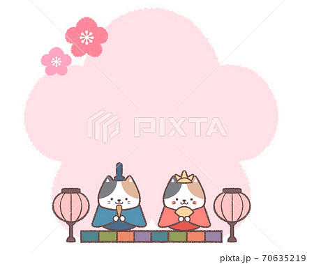 雛人形 手書きのイラスト素材