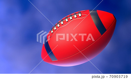 アメフト ボールの写真素材