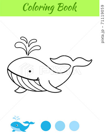 クジラ 白黒 イラスト 鯨のイラスト素材