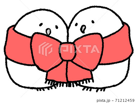 寄り添うのイラスト素材