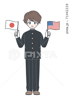 アメリカ国旗のイラスト素材集 ピクスタ