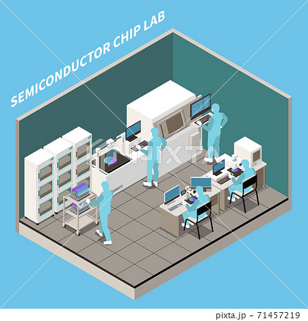 半導体製造装置のイラスト素材