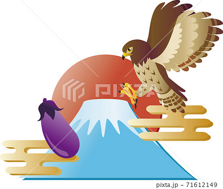 鷹のイラスト素材