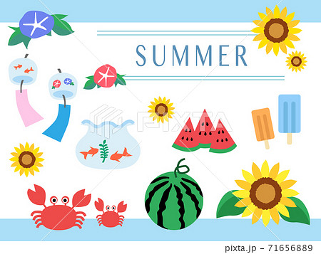 Summerのイラスト素材