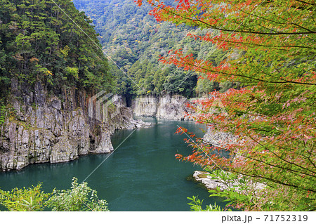 瀞峡 吉野熊野国立公園 十津川 渓谷の写真素材