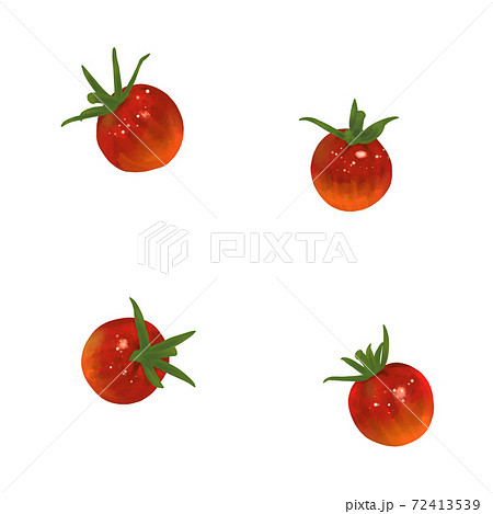 ミニトマトのイラスト素材