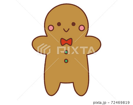 ジンジャーマンクッキーのイラスト素材