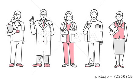看護師 ナースのイラスト素材集 ピクスタ