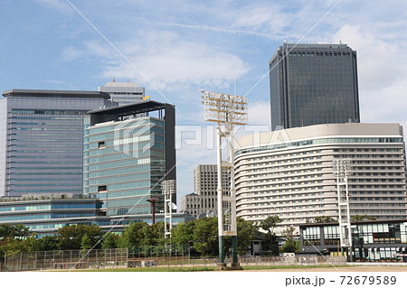 大阪城ホール 大阪城公園の写真素材