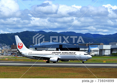 Jal 飛行機の写真素材