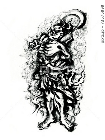 京都 筆 大仏 仏像のイラスト素材 - PIXTA