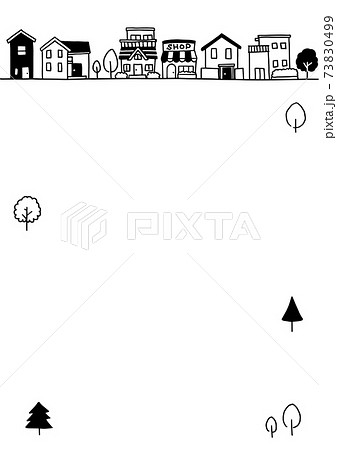 ベクター モノクロ 山 シンプルのイラスト素材