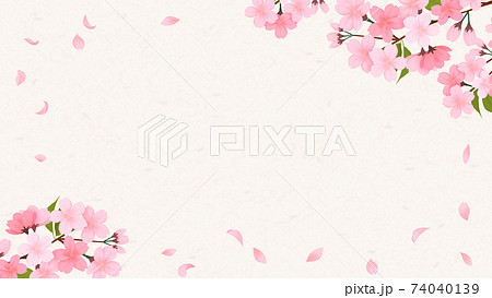 桜 花 花びら 春のイラスト素材