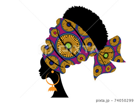 バンダナ 女の子のイラスト素材