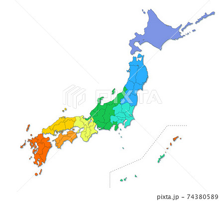 四国地図のイラスト素材集 ピクスタ