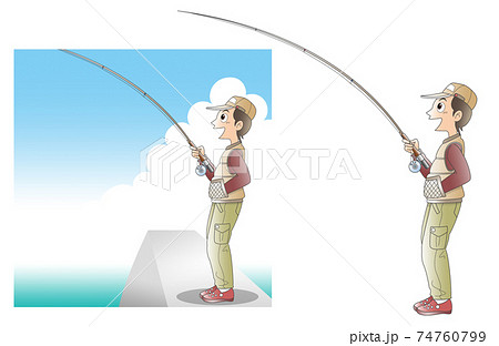 釣り フィッシング のイラスト素材集 ピクスタ