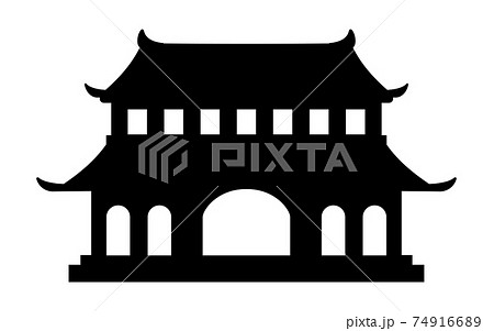 寺院のイラスト素材 Pixta