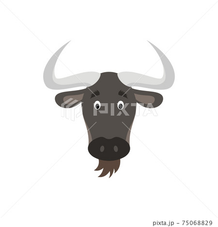 ヌー 動物のイラスト素材