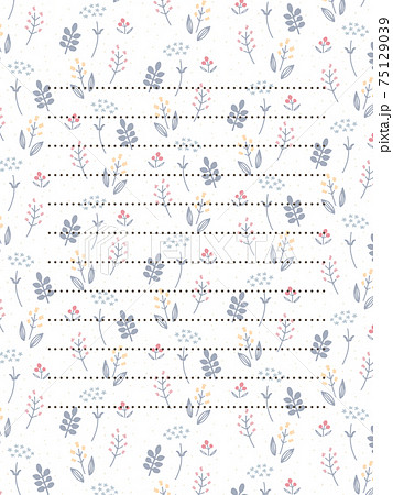 手紙 メッセージ 封筒 かわいい イラストの写真素材