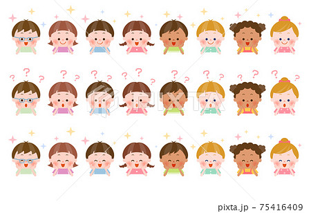 子供 外国人 女の子 男の子 かわいいのイラスト素材 子供 外国人 女の子 男の子 かわいいのイラスト素材