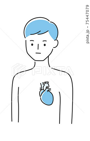 動悸のイラスト素材