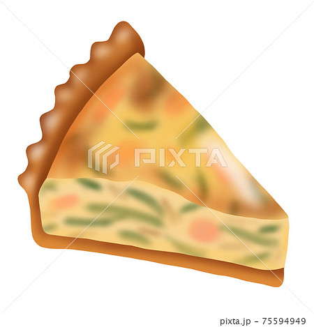 キッシュのイラスト素材