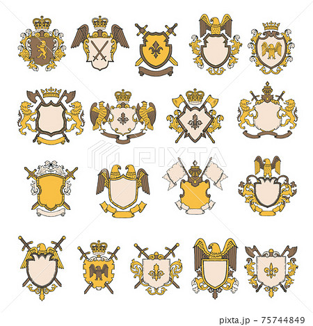 紋章のイラスト素材 Pixta