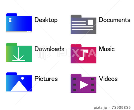 Windowsアイコンのイラスト素材