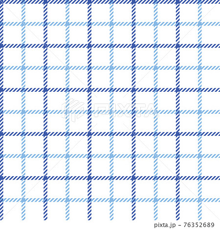 ギンガムチェック 模様 水色 ギンガムの写真素材