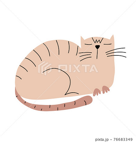 北欧風の猫のイラスト素材 - PIXTA