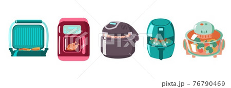 空中ディスプレイのイラスト素材