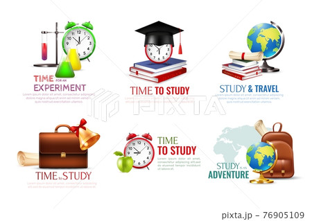 School Graduation Icons Setのイラスト素材 [76905109] - PIXTA