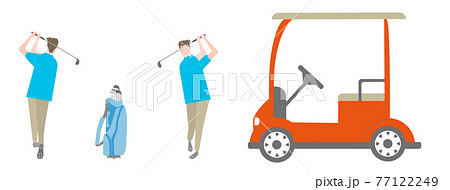 Different Golf Clubs Putters Wood, Putter, Wedge and Ball, Hand Drawn  Doodle Sketch with Inscription, Isolated Vector Outline Stock Vector -  Illustration of outdoors, drawing: 187934291