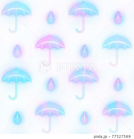背景 壁紙 傘 雨降りのイラスト素材