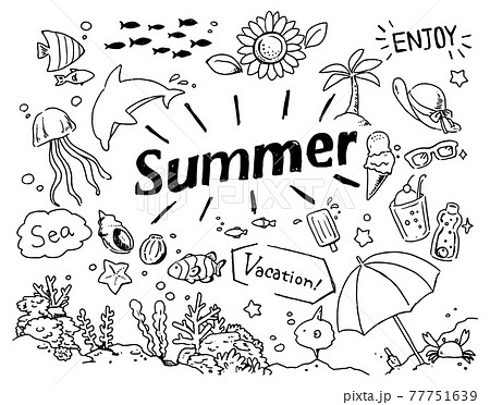 ベクター ラムネ 線画 夏のイラスト素材 - PIXTA
