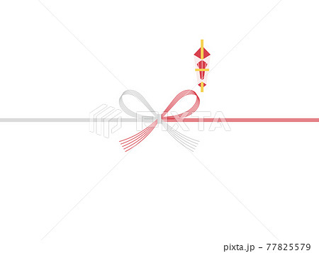 水引 結婚祝 結婚祝い 御結婚祝のイラスト素材
