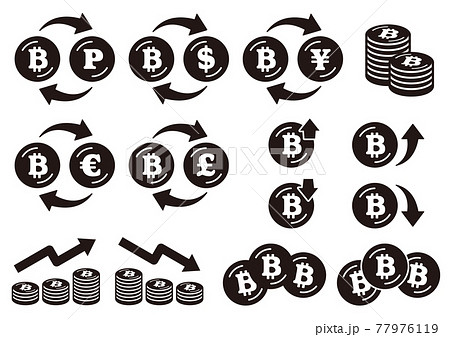 通貨記号 ユーロ ポンド 通貨のイラスト素材