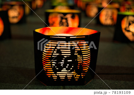 高幡不動 東京都 日野市 ライトアップの写真素材