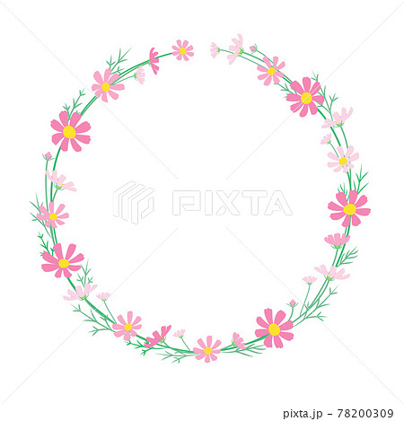 花かんむり 花冠のイラスト素材